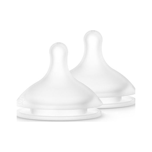 SUAVINEX TETINA SILICONA FISIOLOGICA FLUJO LENTO 0+ 2 UNIDADES