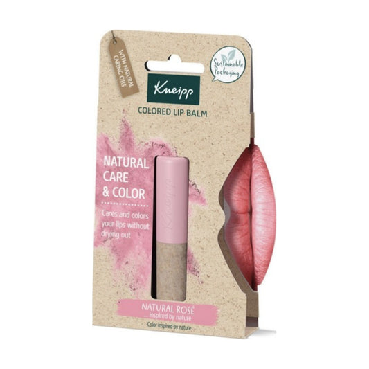 KNEIPP BALSAMO LABIAL CON COLOR NATURAL  1 ENVASE 3,5 G COLOR ROSE