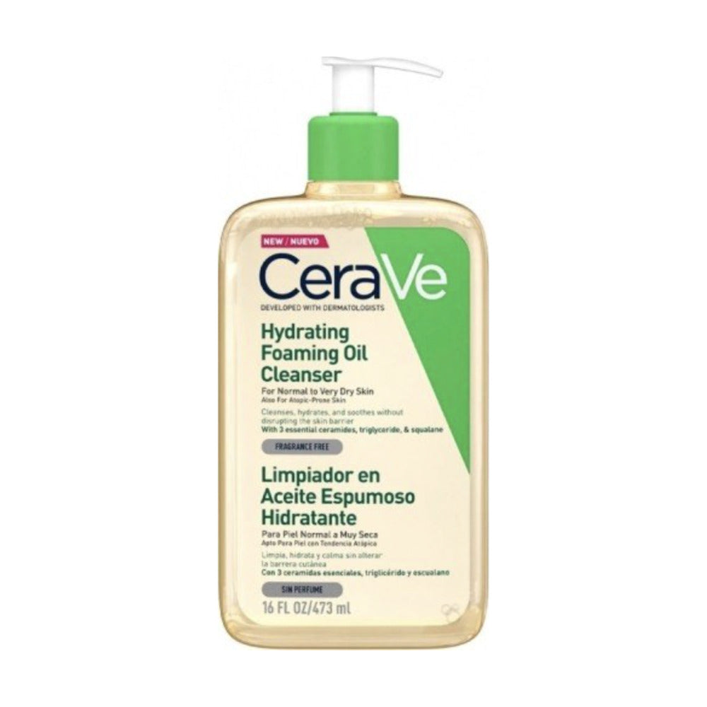 CERAVE LIMPIADOR ACEITE ESPUMOSO HIDRATANTE 473 ML