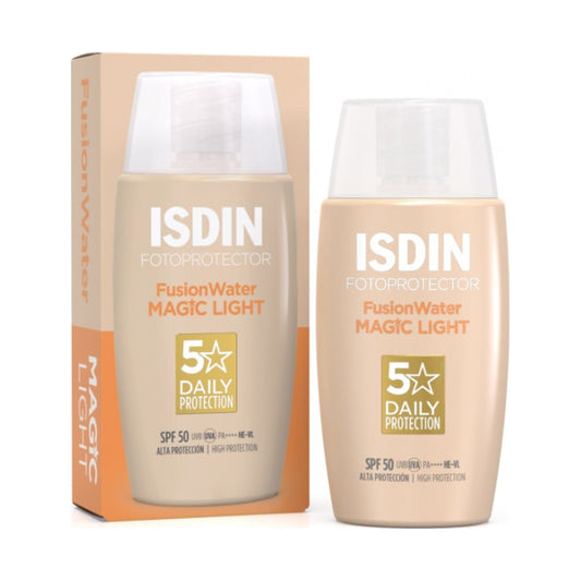 ISDIN SOLAR FUSION WATER MAGIC COLOR LIGHT SPF50 50 ML