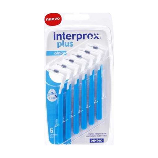 CEPILLO ESPACIO INTERPROXIMAL INTERPROX PLUS CONICO 6 U