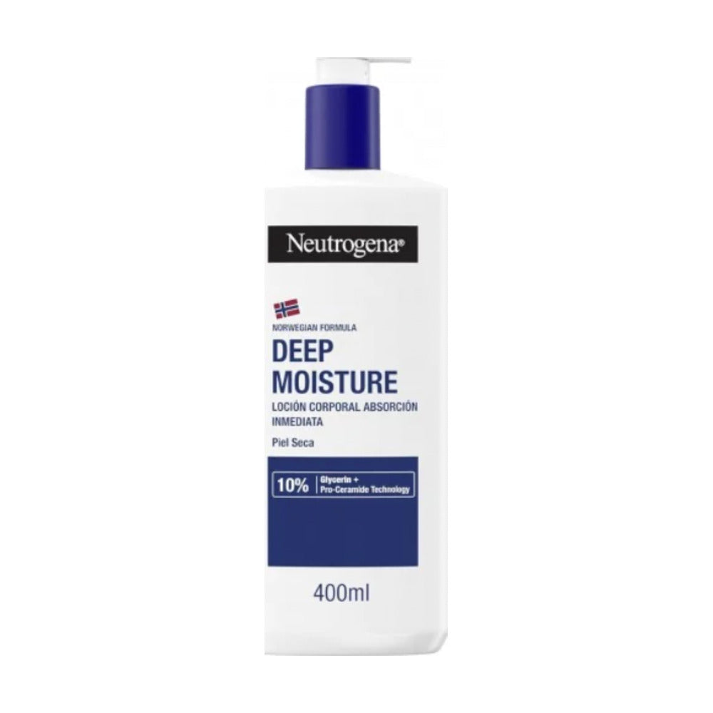 NEUTROGENA FORMULA NORUEGA HIDRATACION PROFUNDA LOCION CORPORAL PIEL SECA 400 ML