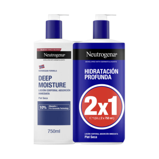 NEUTROGENA HIDRATACION PROFUNDA LOCION CORPORAL 2X750ML