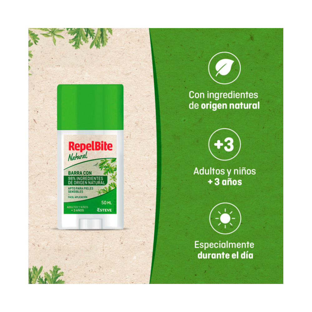 REPEL BITE NATURAL BARRA 50 ML