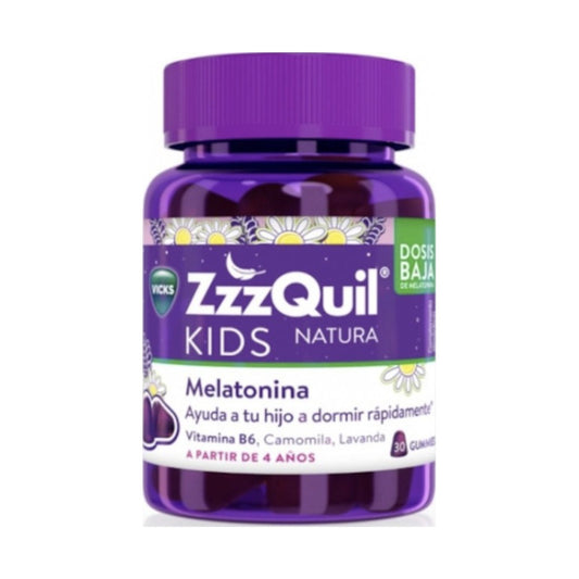ZZZQUIL NATURA KIDS  30 GUMMIES SABOR FRUTOS DEL BOSQUE