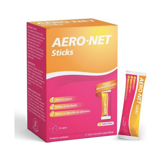 AERO-NET  12 STICKS 2 G SABOR CITRICO