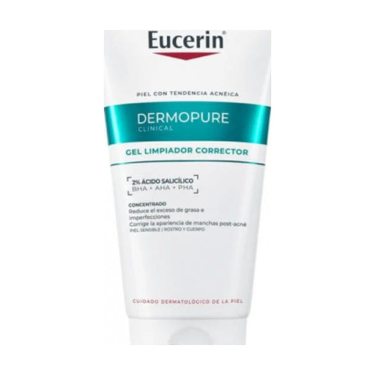 EUCERIN DERMOPURE CLINICAL  GEL LIMPIADOR CORRECT 150 ML