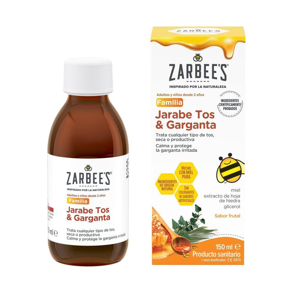 ZARBEES JARABE FAMILIA TOS Y GARGANTA 150 ML