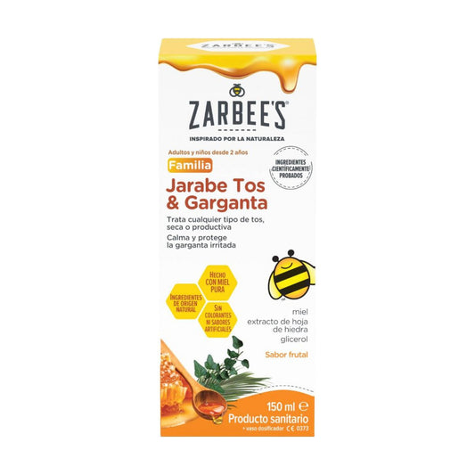 ZARBEES JARABE FAMILIA TOS Y GARGANTA 150 ML