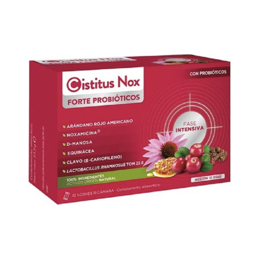 CISTITUS NOX FORTE + PROBIOTICOS 10 SOBRES DOBLES