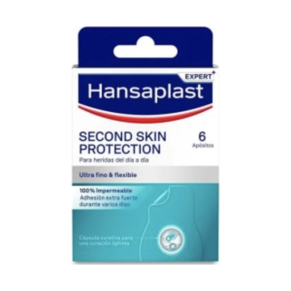 HANSAPLAST SECOND SKIN PROTECTION  6 PARCHES 73 MM X 36 MM