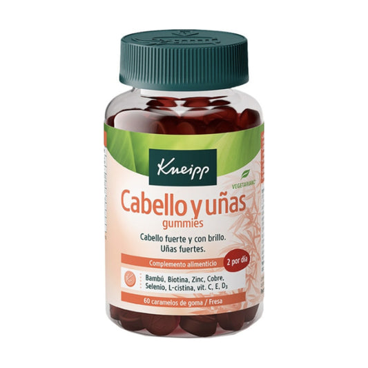 KNEIPP CABELLO Y UÑAS  60 GUMMIES SABOR FRESA