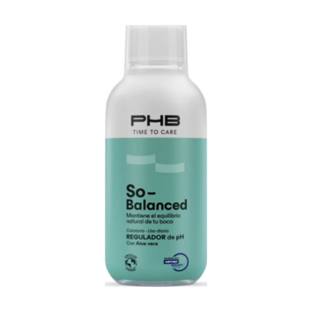 PHB TIME TO CARE SO BALANCED COLUTORIO  300 ML SABOR MENTA SUAVE
