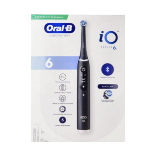 CEPILLO DENTAL ELECTRICO ORAL-B LIMPIEZA PROFESIONAL IO 6 1 UNIDAD COLOR NEGRO
