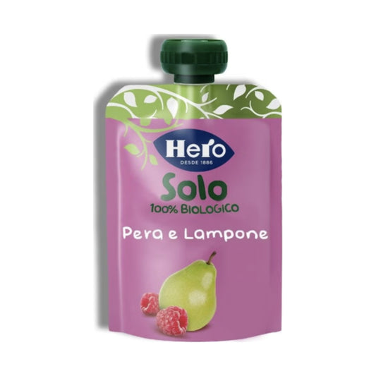 HERO PURE PERA, FRAMBUESA POUCHE 100 G