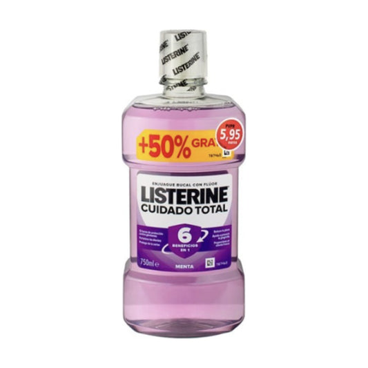 LISTERINE CUIDADO TOTAL  1 BOTELLA 750 ML PACK AHORRO