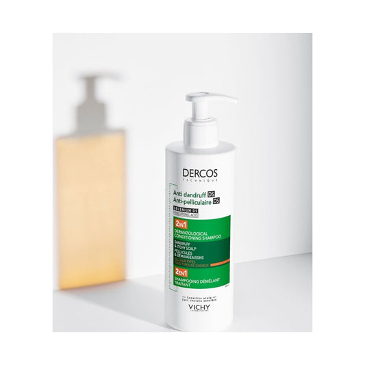 DERCOS TECHNIQUE CHAMPU DS Y ACONDICIONADOR 2 EN 1 390 ML