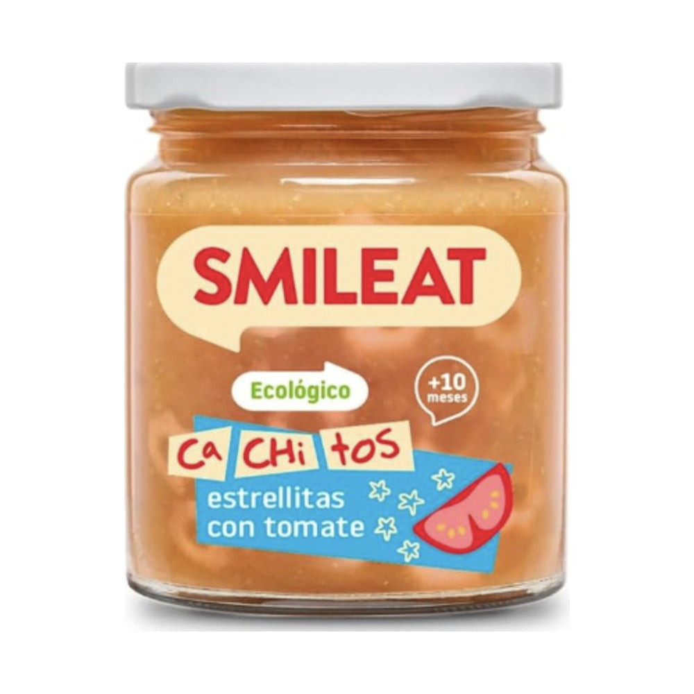 SMILEAT CACHITOS  1 TARRITO 230 G SABOR ESTRELLITAS CON TOMATE