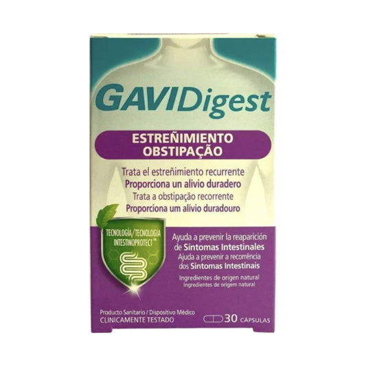 GAVIDIGEST ESTREÑIMIENTO  30 CAPSULAS