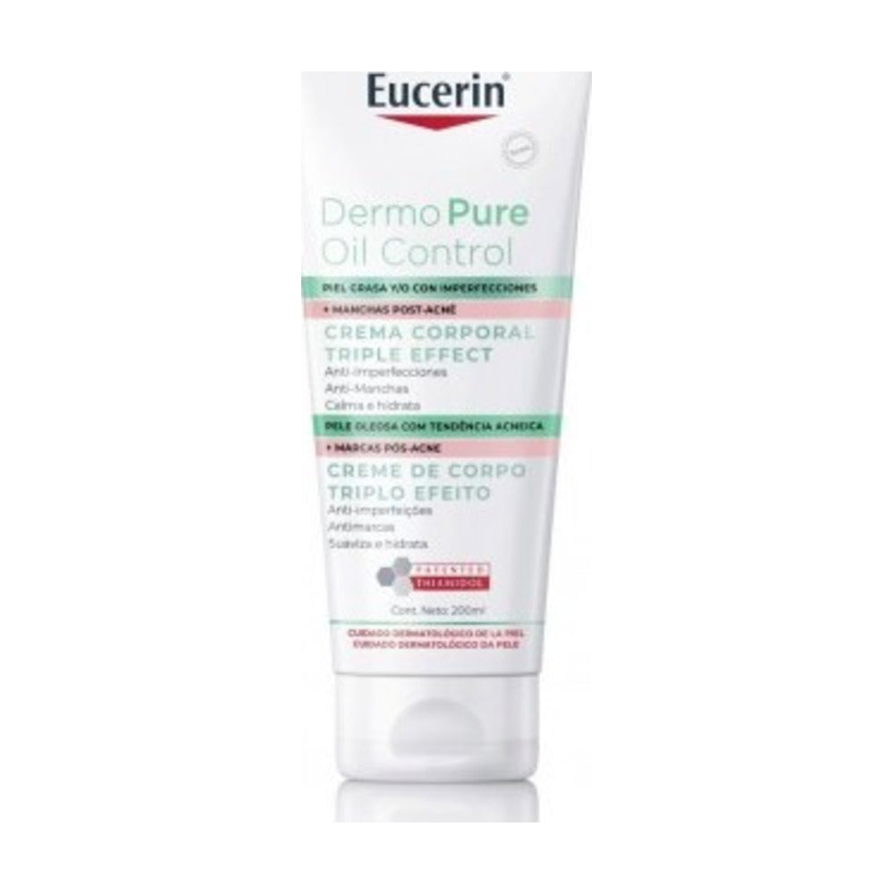 BAJA EUCERIN DERMOPURE OIL CONTROL CREMA CORPORAL TRIPE EFFECTO  200 ML