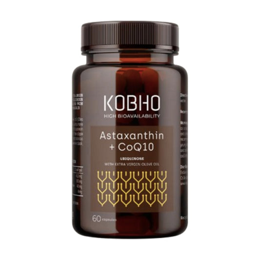 ASTAXANTHIN + COQ10 KOBHO  60 CAPSULAS