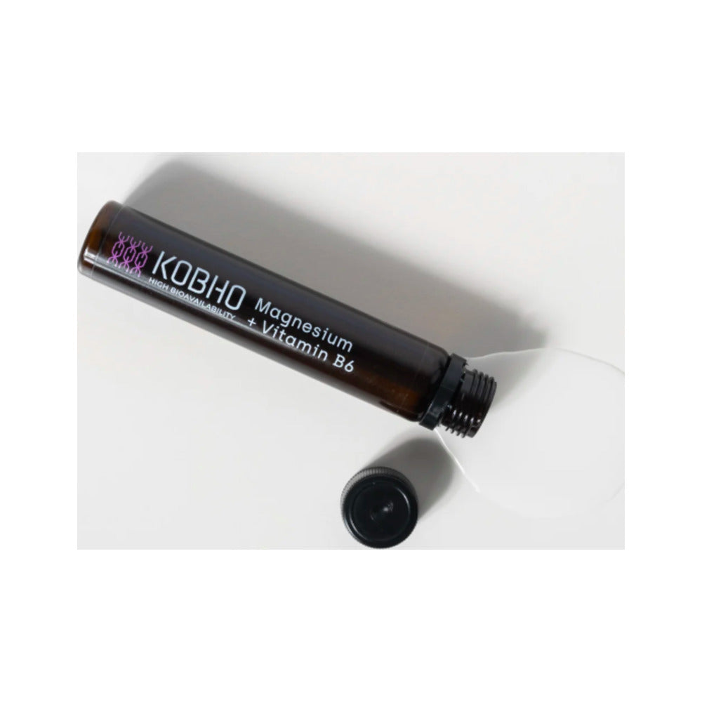 MAGNESIUM + VITAMIN B6 LIQUIDO KOBHO  20 VIALES 25 ML