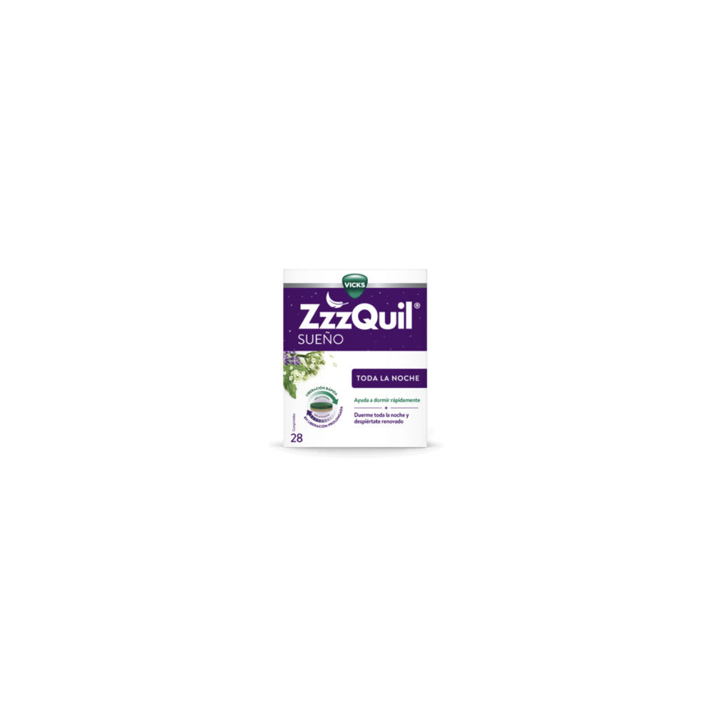 ZZZQUIL SUEÑO TODA LA NOCHE  28 COMPRIMIDOS