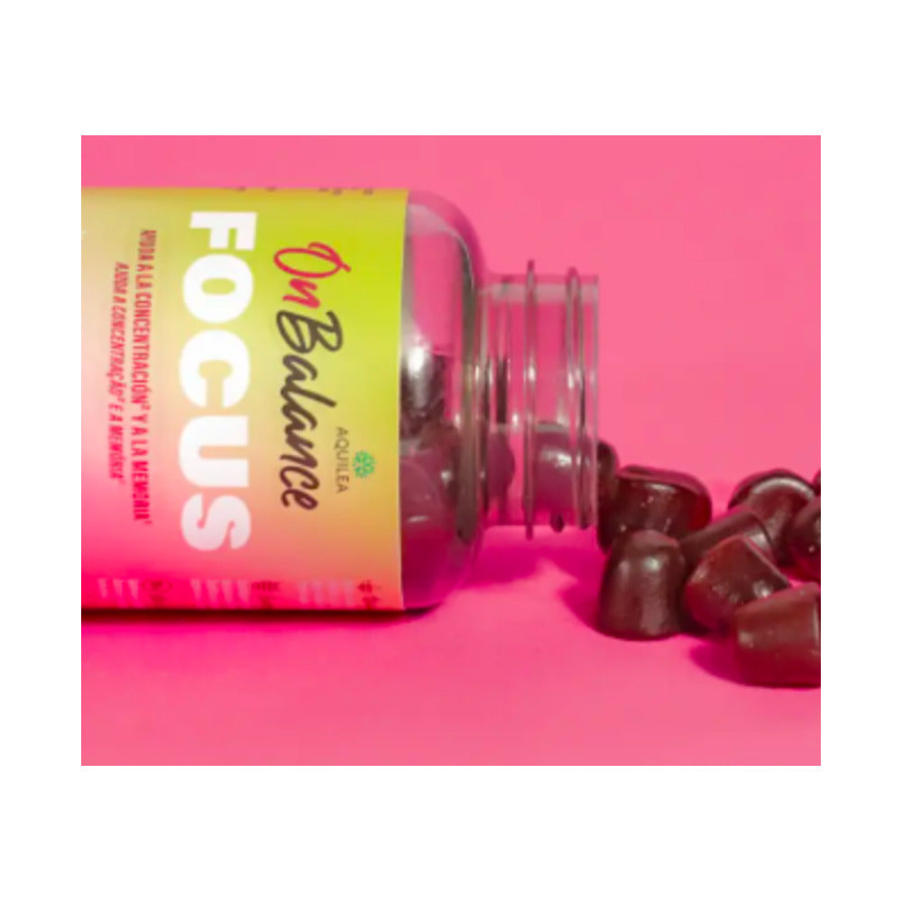 AQUILEA ONBALANCE FOCUS 60 GOMINOLAS SABOR CEREZA