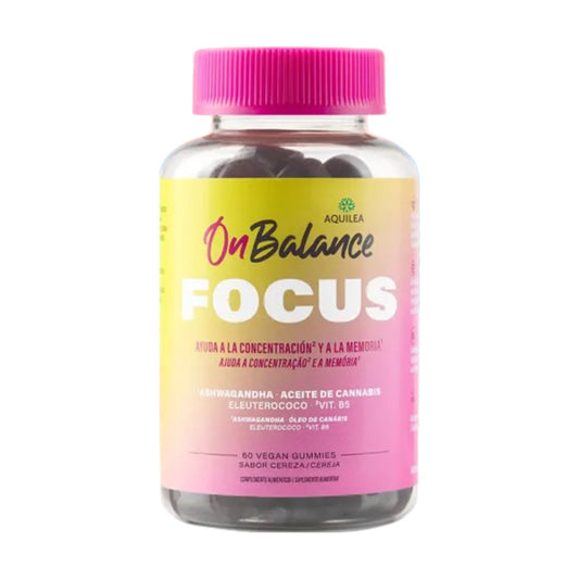 AQUILEA ONBALANCE FOCUS 60 GOMINOLAS SABOR CEREZA