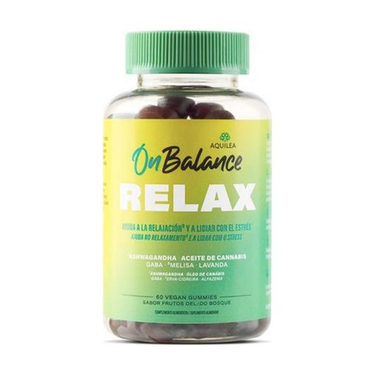 AQUILEA ONBALANCE RELAX  60 GOMINOLAS SABOR FRUTOS DEL BOSQUE