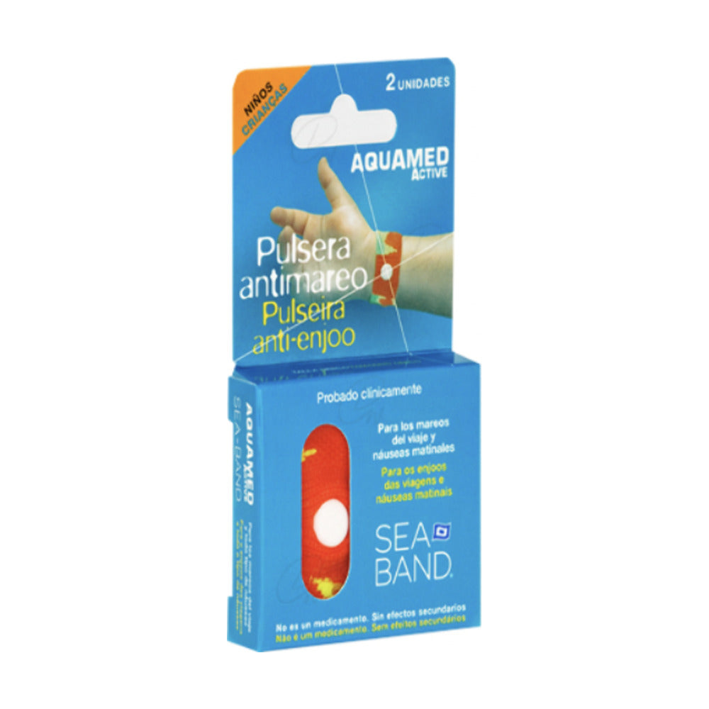 SEA BAND BY AQUAMED ACTIVE PULSERA ANTIMAREO  NIÑO 2 U