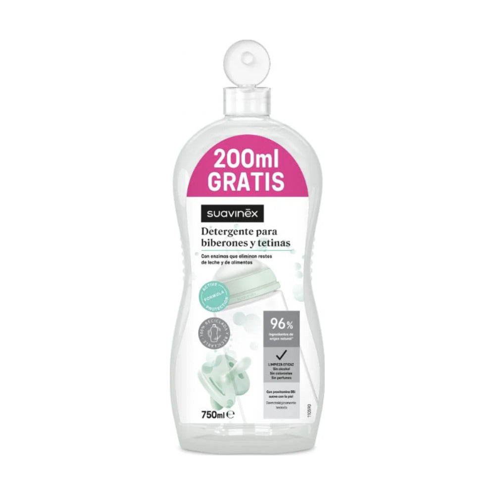 SUAVINEX DETERGENTE LIMPIABIBERONES 550+200 ML GRATIS