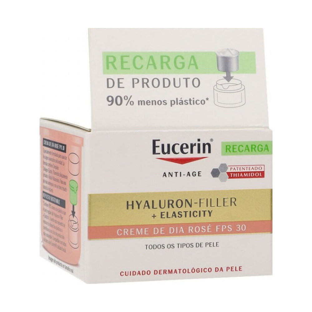 EUCERIN HYALURON FILLER + ELASTICITY ROSE DIA FPS 30+  50 ML REFILL