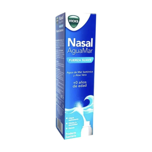 VICKS NASAL AGUA MAR FUERZA SUAVE 120 ML