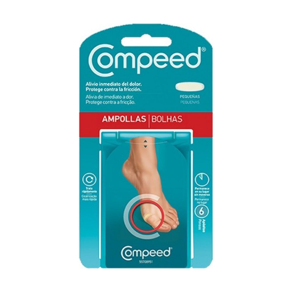 COMPEED APOSITO AMPOLLAS HIDROCOLOIDE PROTECTOR ADHESIVO T- ME 5 UDS