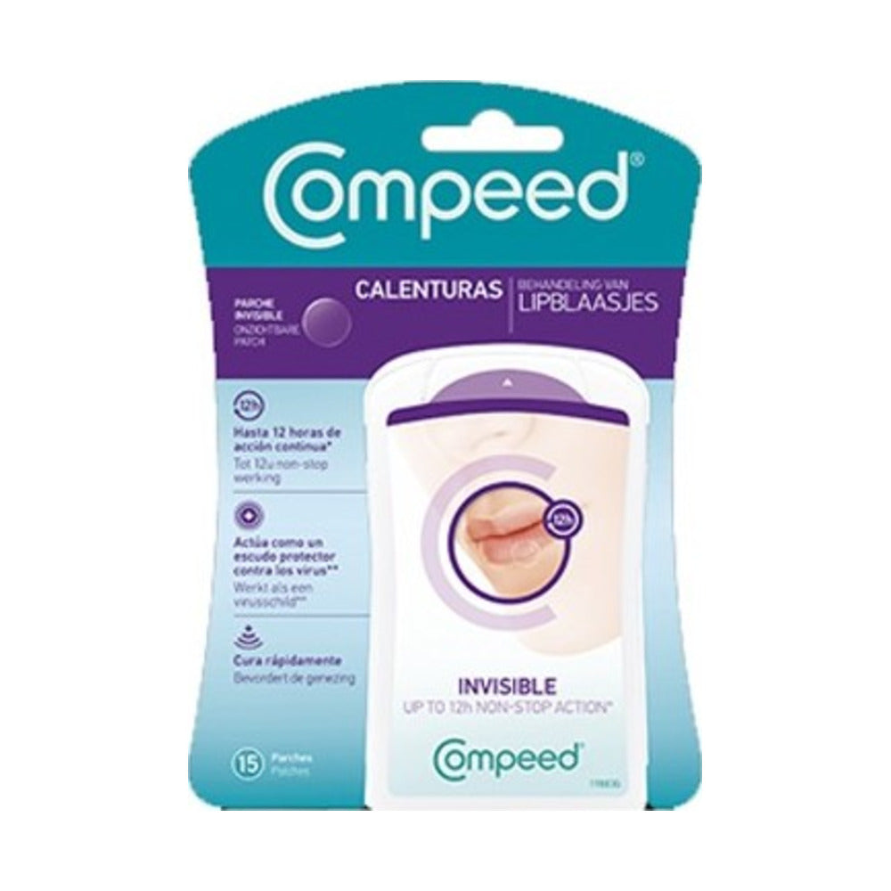 COMPEED CALENTURAS TOTAL CARE PARCHE HIDROCOLOIDE 15 PARCHES
