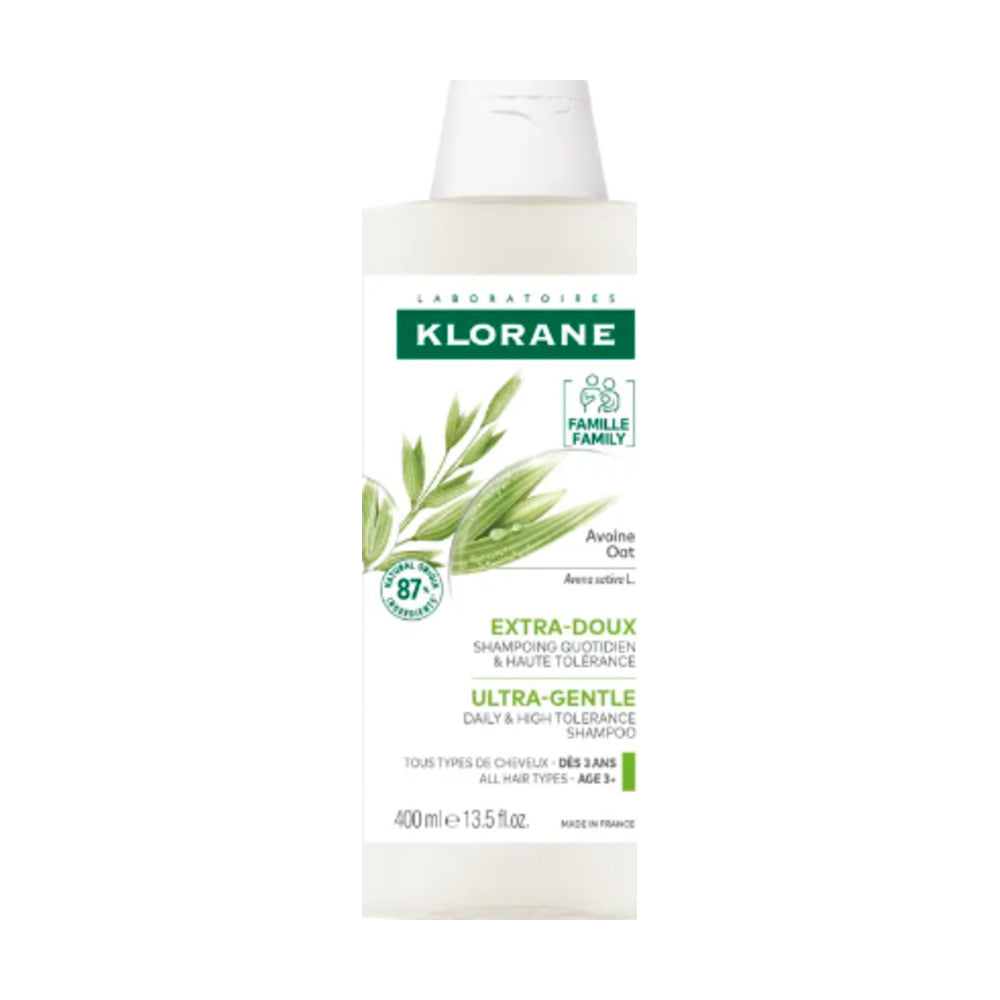 KLORANE CHAMPU A LA LECHE DE AVENA 400 ML