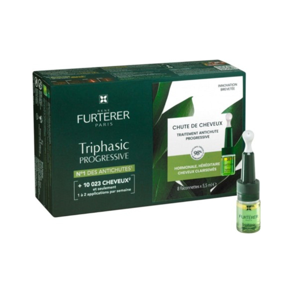 RENE FURTERER AMPOLLAS ANTICAIDA CRONICA TRIPHASIC PROGRESIVE 8 MONODOSIS