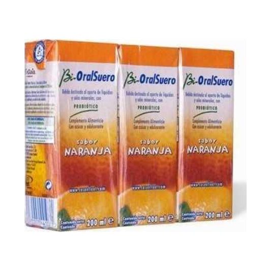 BIORALSUERO  3 TETRABRICK 200 ML SABOR NARANJA