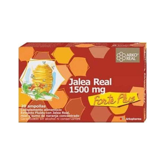 ARKOREAL JALEA REAL FORTE PLUS 1500 MONODOSIS  1500 MG 20 AMPOLLAS