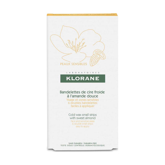 KLORANE CERA DEPILATORIA EN FRIO ROSTRO 6 BANDAS