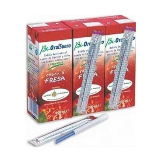 BIORALSUERO  3 TETRABRICK 200 ML SABOR FRESA