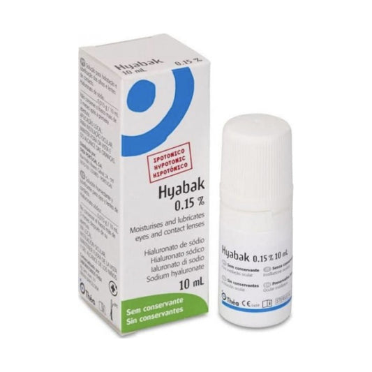 HYABAK 0.15% SOLUCION HIDRATANTE LENTES DE CONTACTO 10 ML